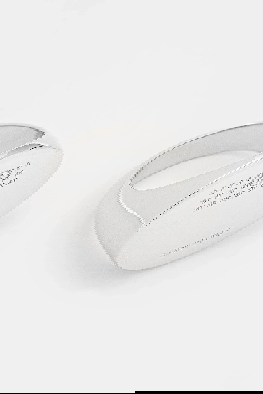 Ring Maison Margiela MM6 Maison Margiela Oval Numeric Ring Metalisk | SM7UQ0108 P8601, 1