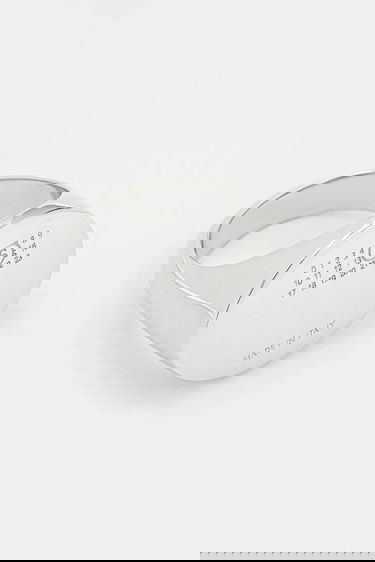 Ring Maison Margiela MM6 Maison Margiela Oval Numeric Ring Metalisk | SM7UQ0108 P8601, 1