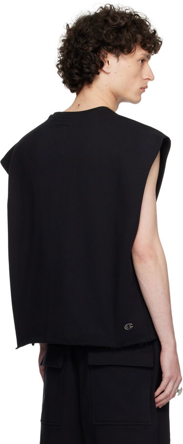 Tanktop Rick Owens Rick Owens Champion Edition Micro Tatlin Sleeveless T-Shirt Sort | CM01E1666 CHFE FELPA, 2