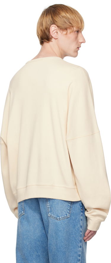 Sweatshirt The Row The Row Greto Henley Sweatshirt Beige | 945-K660, 2