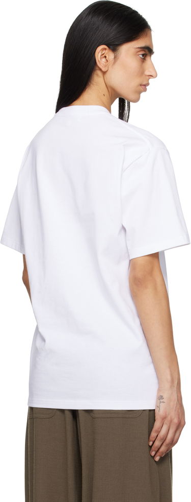 T-shirt JW Anderson JW Anderson Window Embroidered T-Shirt Hvid | JT0283-PG1510, 2