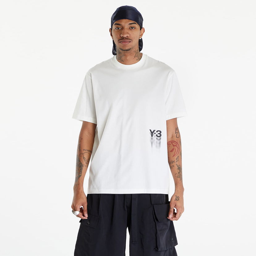 T-shirt Y-3 Graphic Short Sleeve T-Shirt UNISEX Off White Hvid | IZ3123