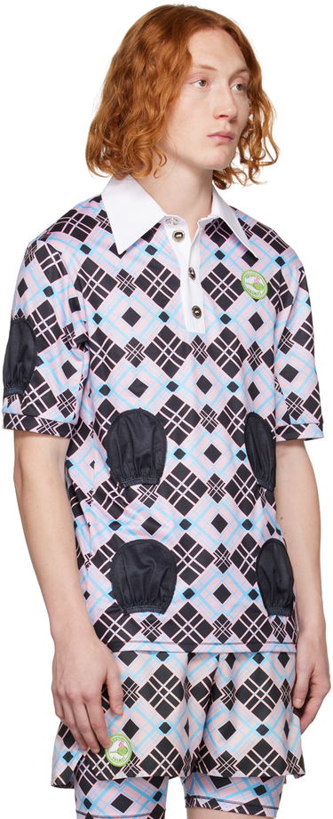 Polo skjorte Chopova Lowena Chopova Lowena Check Polo with Pockets Flerfarvet | 9019, 1