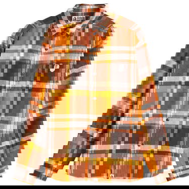 Skjorte BAPE Checked Overshirt Orange | 001SHK801004M-ORG, 1