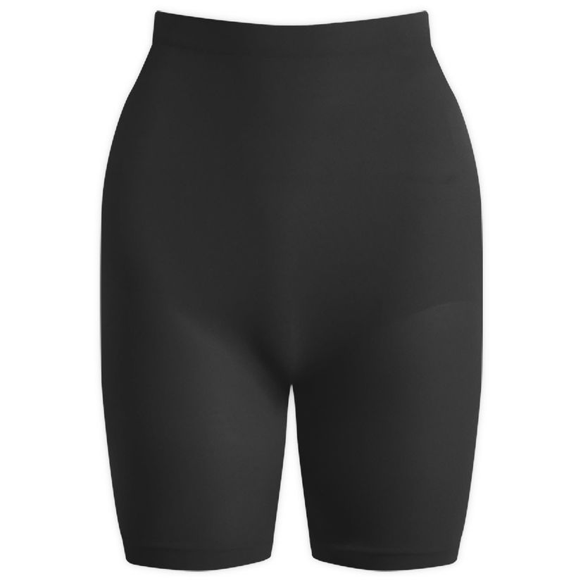 Krop SKIMS Seamless Sculpt High Waist Above The Knee Short Sort | BO-SHO-3363-ONYX