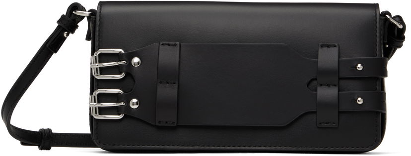 Håndtaske Maison Margiela MM6 Maison Margiela Small Bracelet Bag Sort | SB6WG0018 P8327
