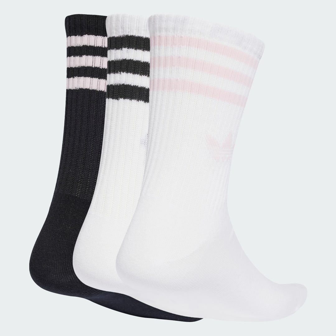 Sokker adidas Performance 3-Stripes Crew Socks - 3 Pairs Lyserød | JV7405, 0