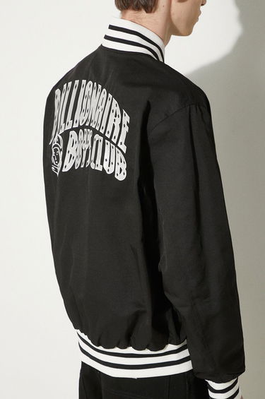 Bomberjakke BILLIONAIRE BOYS CLUB Billionaire Boys Club Arch Logo Lightweight Varsity Bomber Jacket Sort | B24201, 6