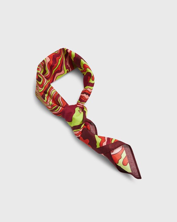 Tørklæde Peak Performance Topographic Print Bandana Flerfarvet | G79389070, 1