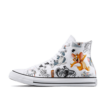 Sneakers og sko Converse Tom and Jerry x Chuck Taylor All Star "White" Hvid | A15112C, 0