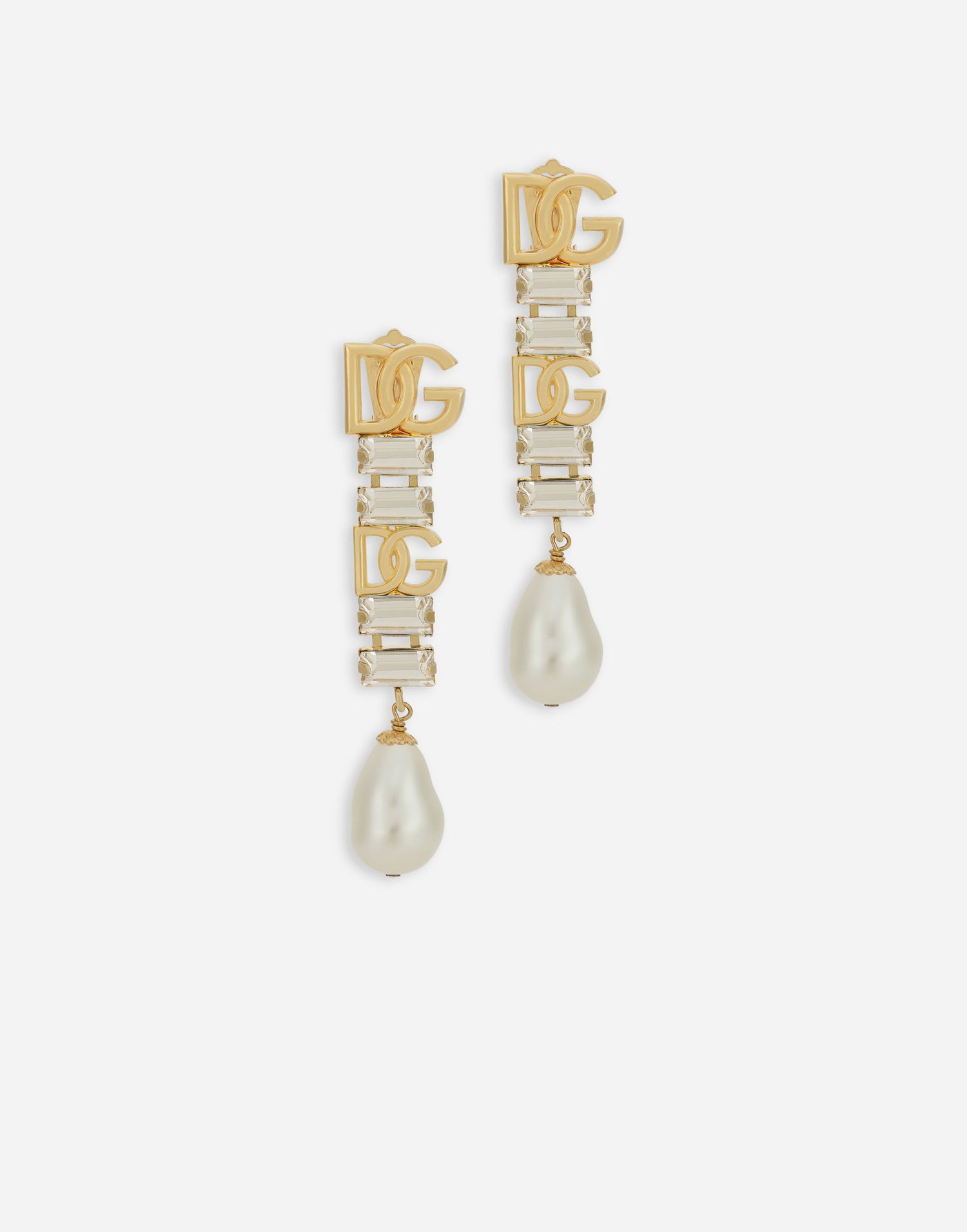 Øreringe Dolce & Gabbana Dolce & Gabbana DG Pearl Drop Earrings Metalisk | WEO8S4W1111ZOO00, 0