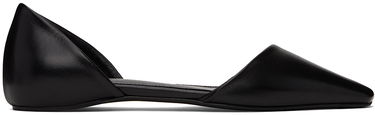 Sneakers og sko TOTEME Asymmetric Ballerina Flats Sort | 241-WAS1076-LE0046, 0