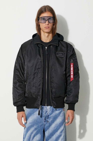 Bomberjakke Alpha Industries Bomber Jacket With Logo Patch Sort | 183110.515, 0