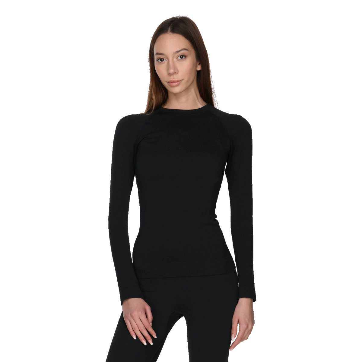 T-shirt Ellesse Ski Long-Sleeve Top Sort | ELU243F870-01, 0