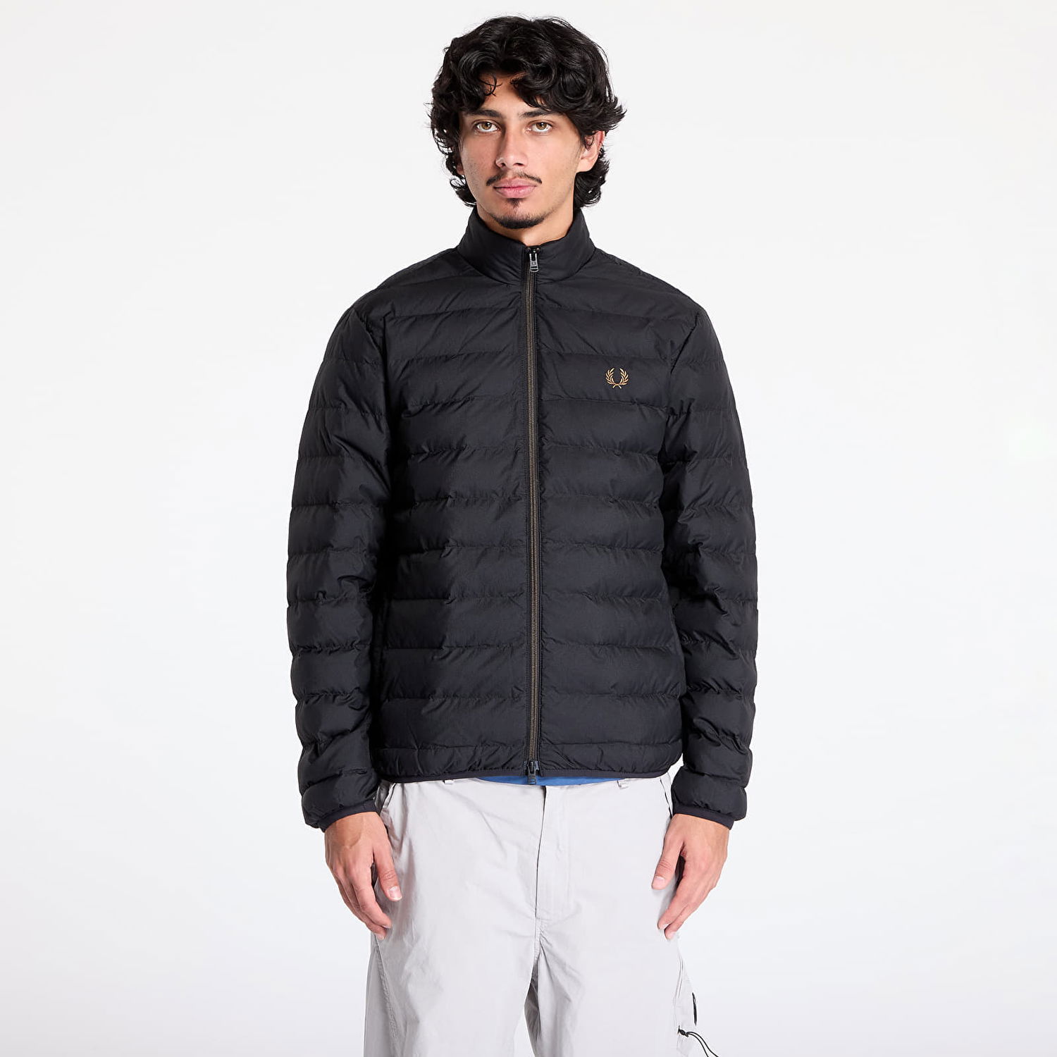 Puffer jakke Fred Perry Insulated Jacket Sort | J4564 102, 0