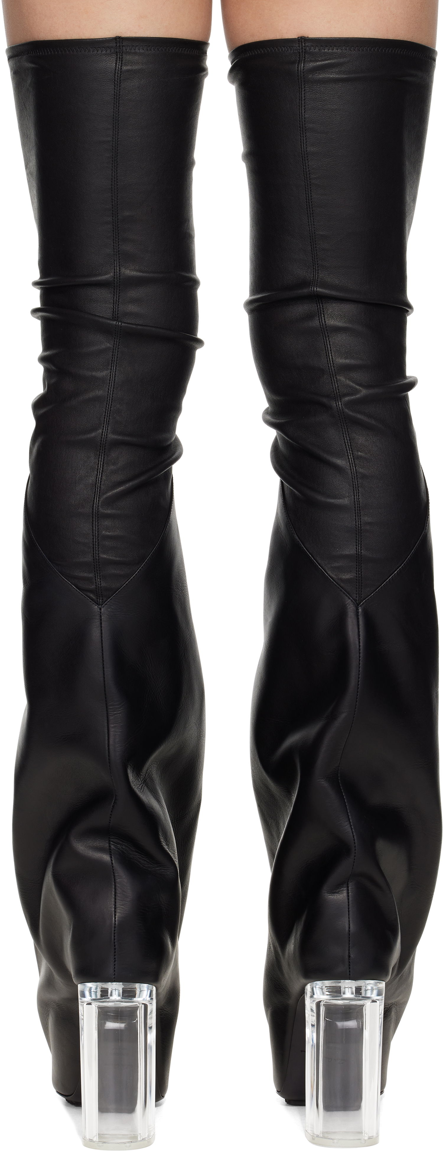 Sokker Rick Owens Rick Owens Hollywood Taco Kiss Tall Boots Sort | RR01E5843 LSLCH0, 1