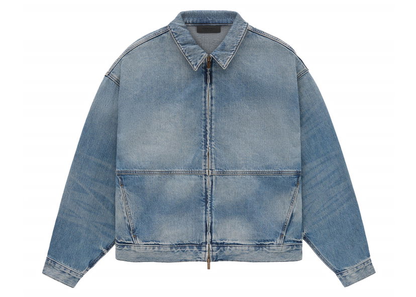 Jakke Fear of God Core Collection Denim Jacket Medium Wash Blå | 202SU244270F