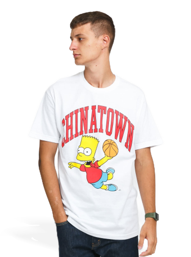 T-shirt MARKET The Simpsons Air Bart Arc Tee Hvid | CTM1990348 / 1201