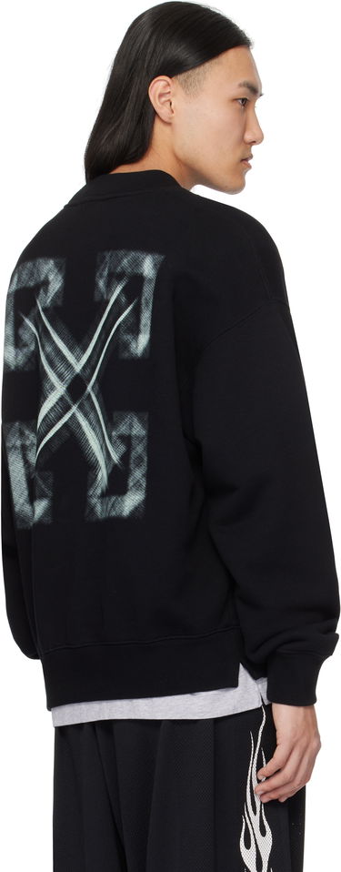 Sweatshirt Off-White Vibe Arrow Sweatshirt Sort | OMBA054S25FLE0051041, 2