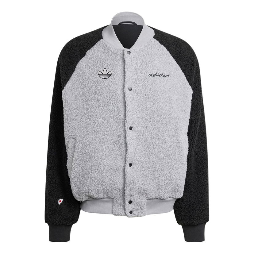 Bomberjakke adidas Originals Disney Originals Fleece Jacket Grå | IY2265