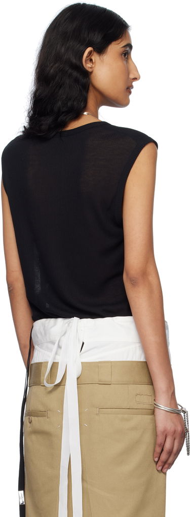 Nederdel Ann Demeulemeester Ann Demeulemeester Biba Sleeveless Tank Top Beige | 2510-W-JTO05-FA570-099, 2