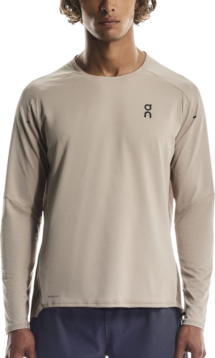 T-shirt On Running Performance Long-Sleeve T-Shirt with DRYTEC Beige | 1me10243153, 0