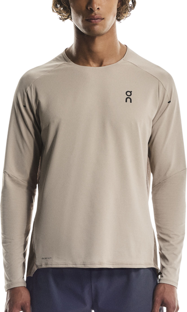 T-shirt On Running Performance Long-Sleeve T-Shirt with DRYTEC Beige | 1me10243153, 0