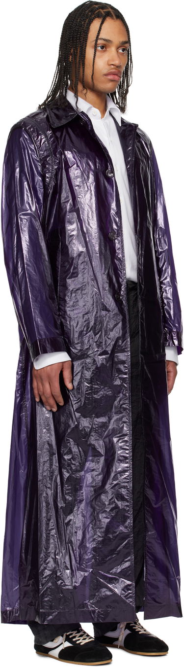 Regnfrakke Dries Van Noten Dries Van Noten Loose Fit Mac Coat Lyserød | 251-020214-1258, 4