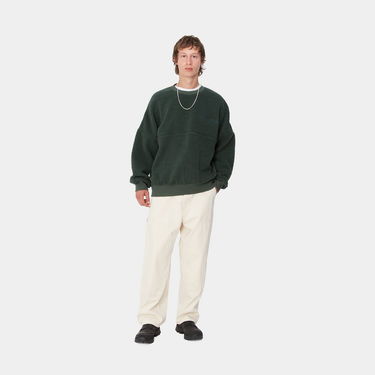 Sweatshirt Carhartt WIP Fleece Sweatshirt Grøn | I033991_9, 1