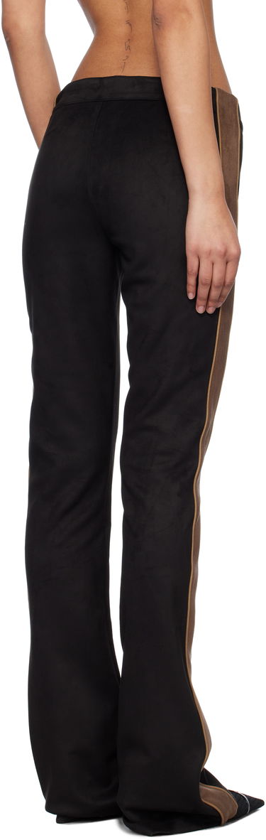 Joggingbukser MISBHV MISBHV Moto Faux-Suede Trousers Sort | 250W303, 2