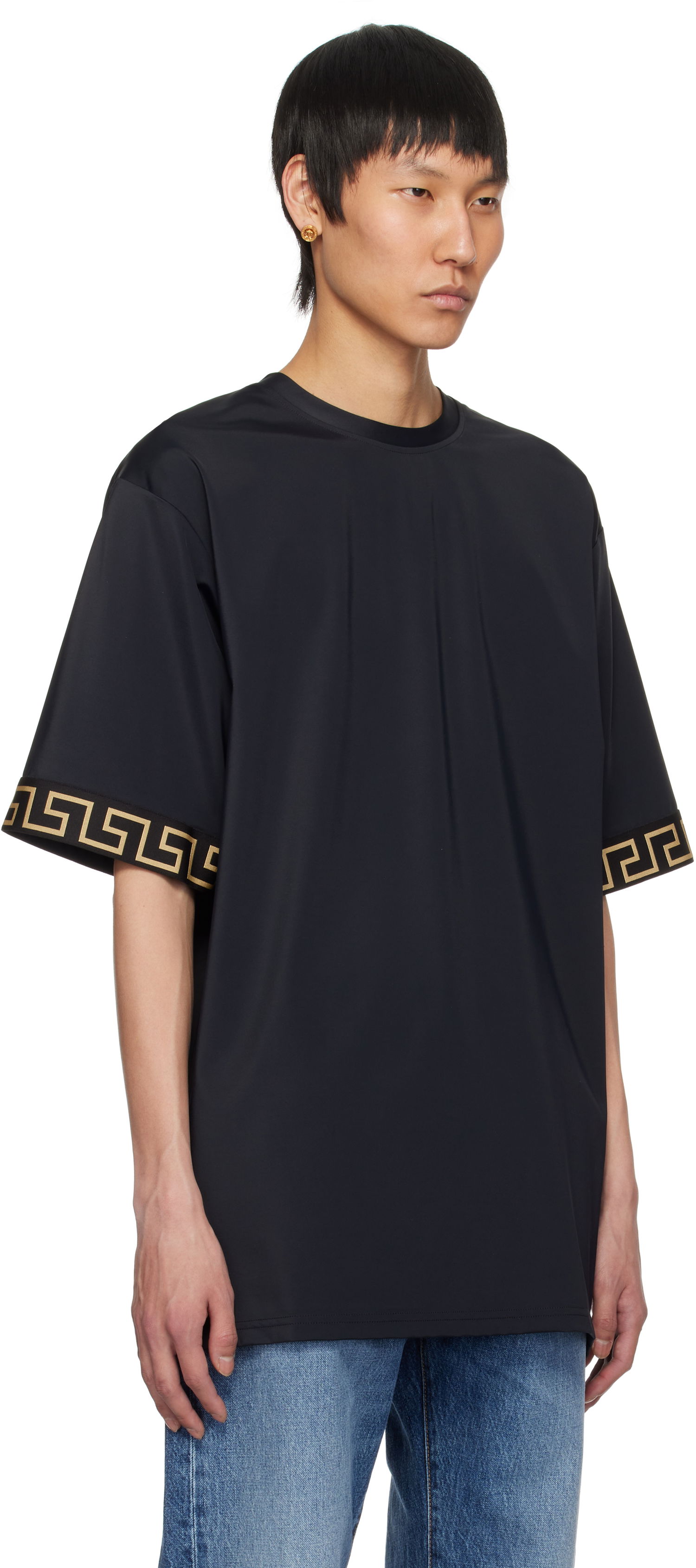 T-shirt Versace Versace Underwear Swim T-Shirt Sort | 1004079_1A11119, 1