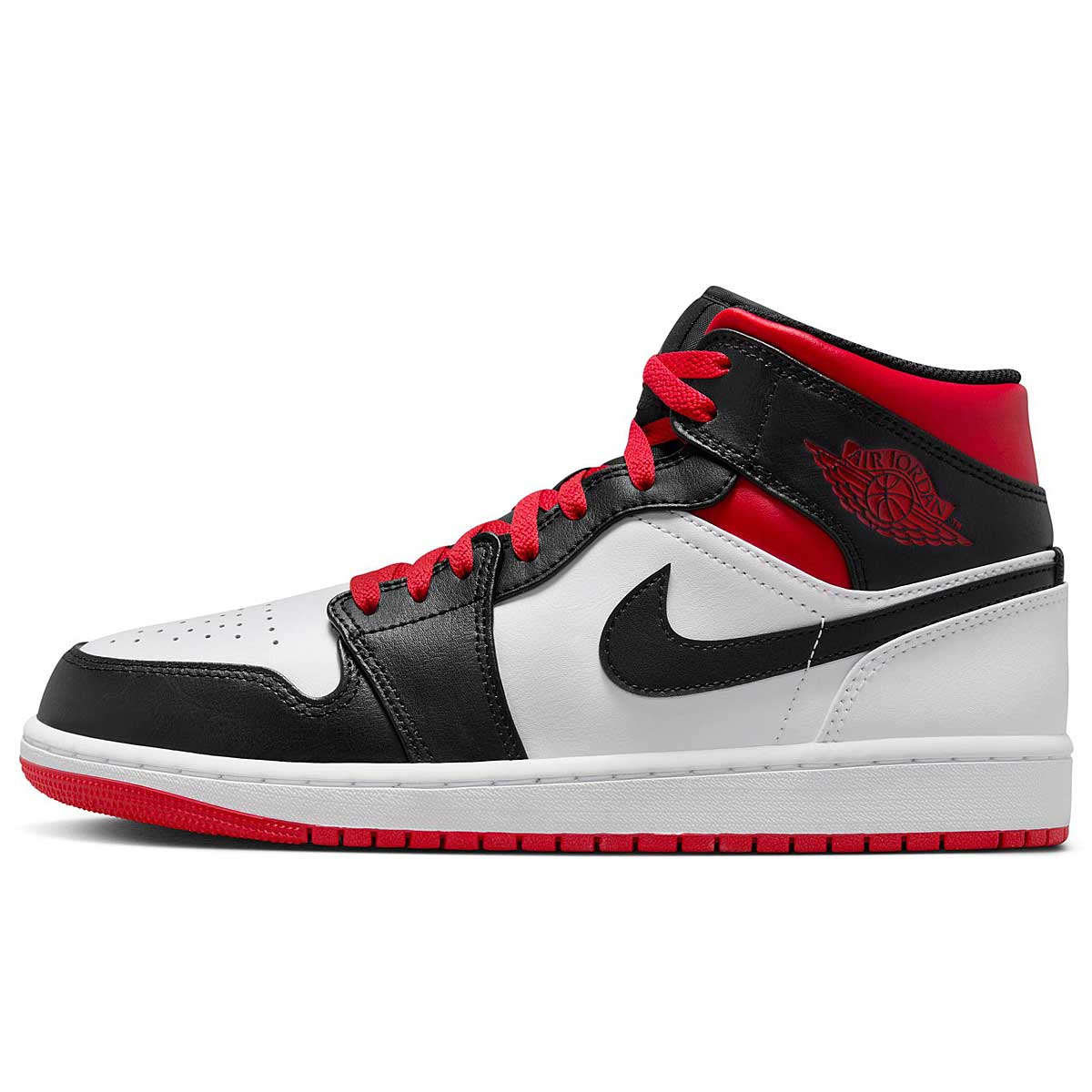 Sneakers og sko Jordan Air Jordan 1 Mid "Black Toe" Sort | DQ8426-106, 0