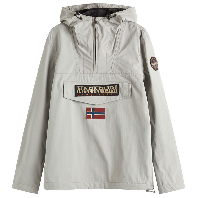 Vindjakke Napapijri Men's Rainforest Jacket, Size Large Grå | NP0A4G7DH621