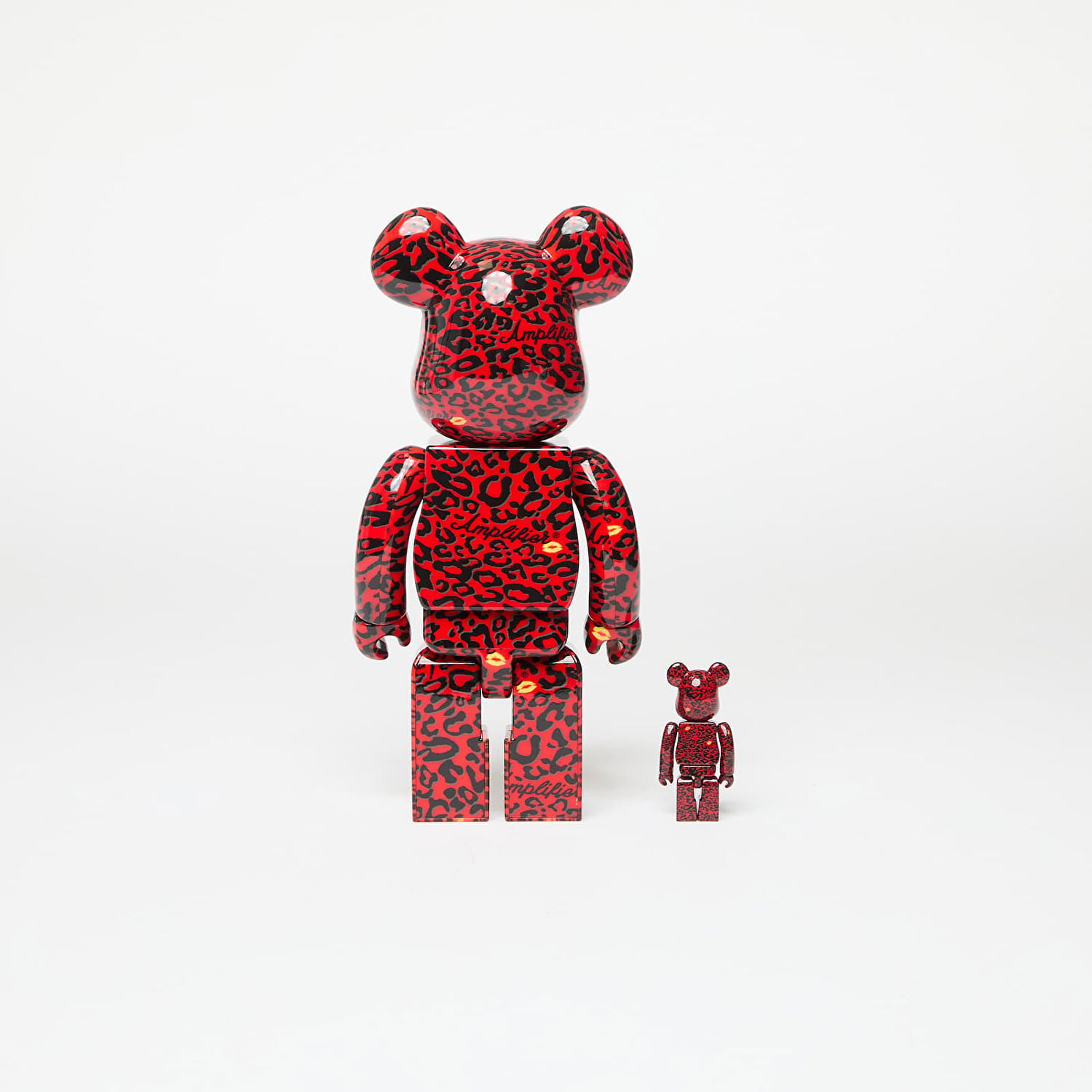 Collectible Medicom Toy BE@RBRICK Amplifier Red 100% & 400% Set Red Rød | 4530956613321, 1