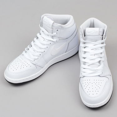 Sneakers og sko Jordan Air Jordan 1 Retro High OG BG "Perforated" Hvid | 575441-100, 2