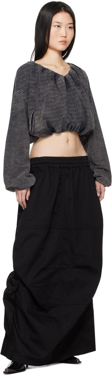 Nederdel Diesel Maxi Skirt With Pockets Sort | A15321 0AJEB, 3
