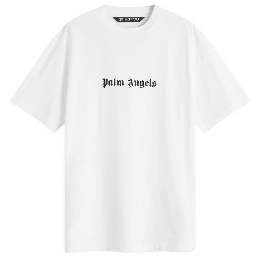 T-shirt Palm Angels Slim T-Shirt With Print Hvid | PMAA089C99JER0030110