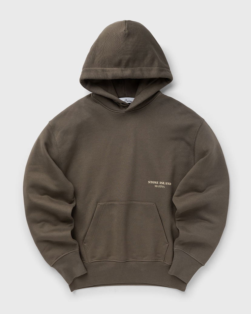 Sweatshirt Stone Island MARINA COTTON FLEECE HOODIE Brun | 8115638X5.V0075