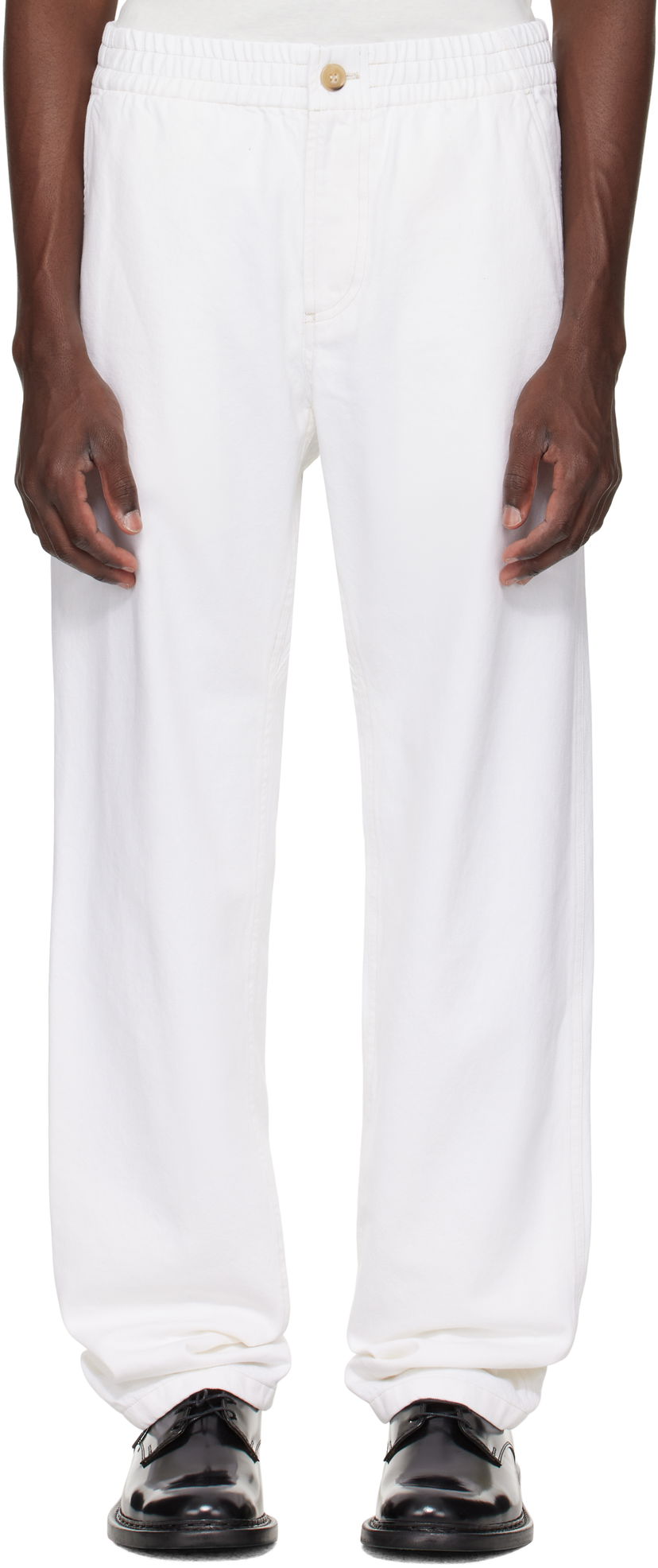 Bukser A.P.C. A.P.C. Chuck Trousers Hvid | COGZV-H08408