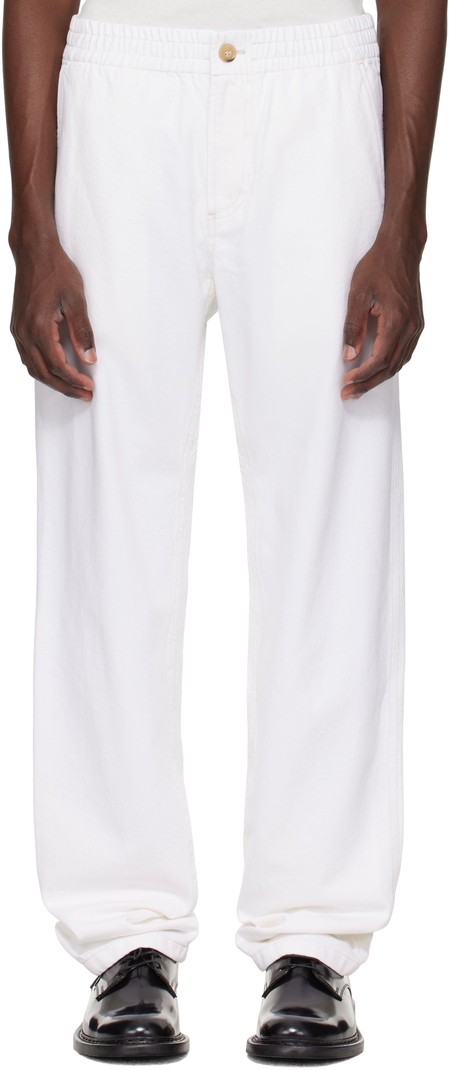 Bukser A.P.C. A.P.C. Chuck Trousers Hvid | COGZV-H08408, 0