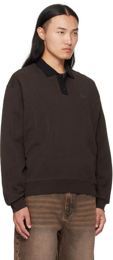 Polo skjorte Dime Dime Ruby French Terry Polo Brun | DIMEFA255BRW, 1