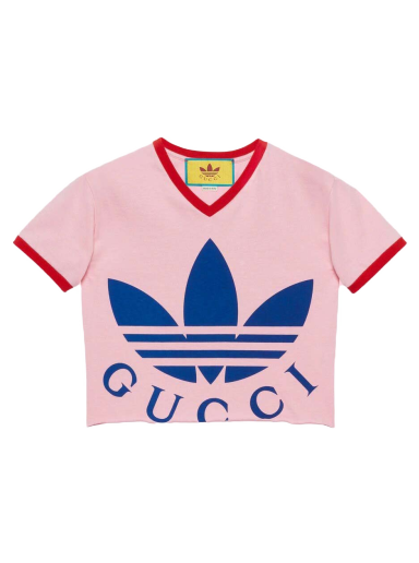 T-shirt Gucci adidas x Cropped T-Shirt Lyserød | ‎693637 XJEB1 5939