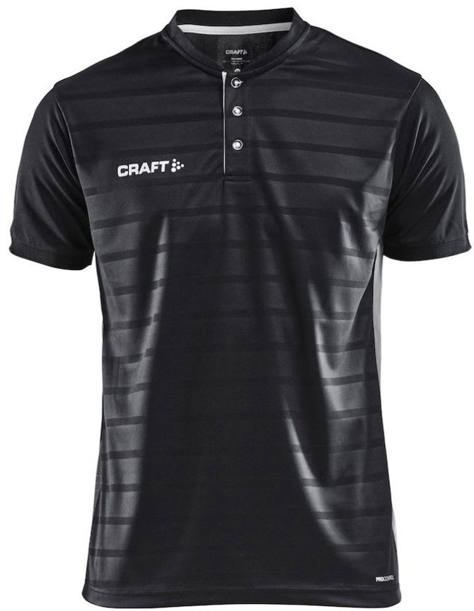 Polo skjorte Craft Control Button Jersey Sort | 1906695-999900, 0