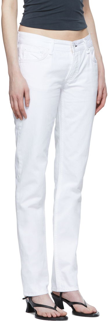 Jeans rag & bone Piper Straight-Leg Jeans Hvid | WDD22P2904SPBW, 1