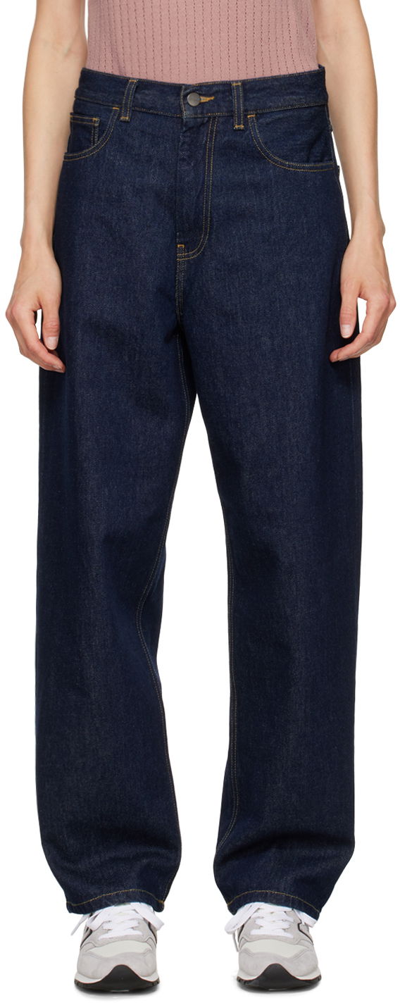Jeans Carhartt WIP Relaxed Fit Denim Jeans Blå | I031918 0102
