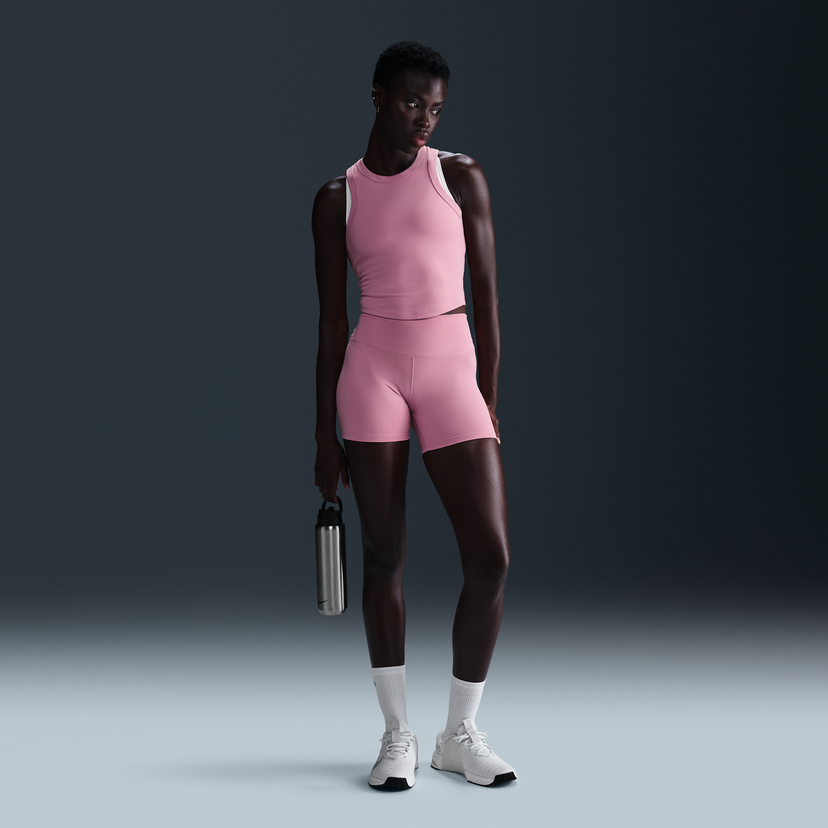 Shorts Nike Nike One High-Waisted 5" Bike Shorts Lyserød | FN3211-699