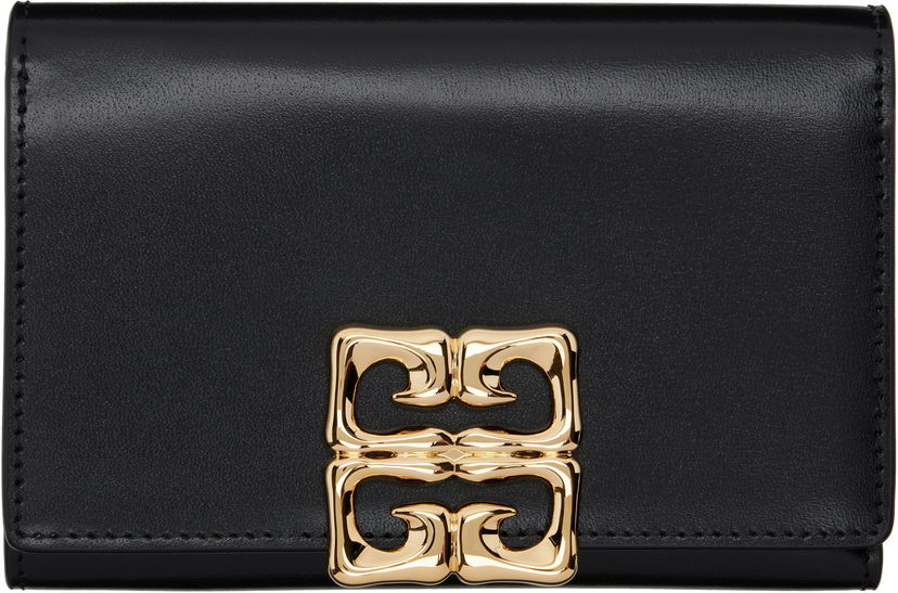Tegnebog Givenchy Compact Leather Bifold Wallet Sort | BB60NCB13A001