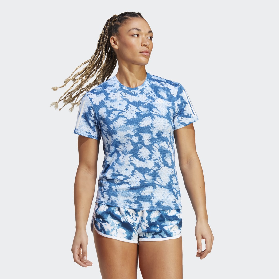 T-shirt adidas Performance Own the Run Summer Cooler Running Turkis | HP0480, 0