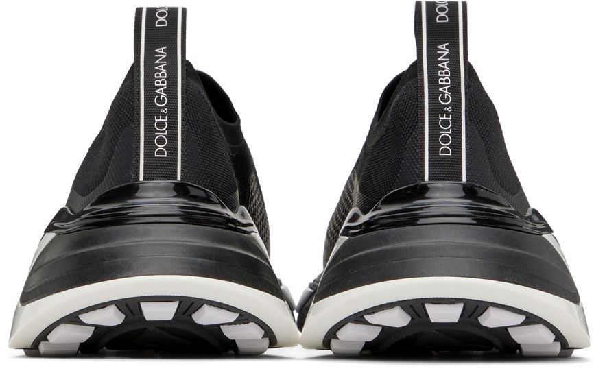 Sneakers og sko Dolce & Gabbana Black & White Sorrento Sneakers Sort | CS2172AH414, 1