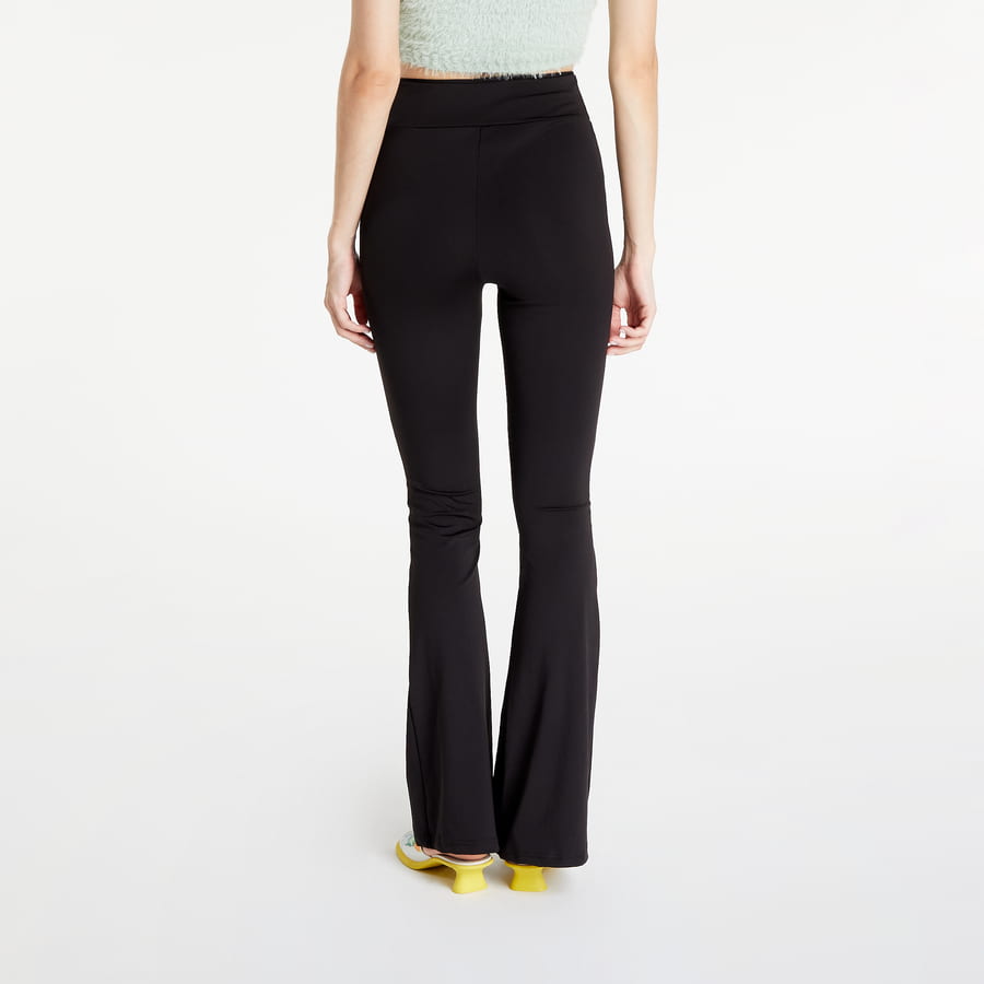 Leggings Urban Classics Recycled High Waist Flared Leggings Sort | TB5020 black, 1